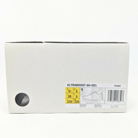 Adidas Mens Shoes White Size 5.5 Hyke Ultra Boost FV3905 New with Box - Picture 6 of 6